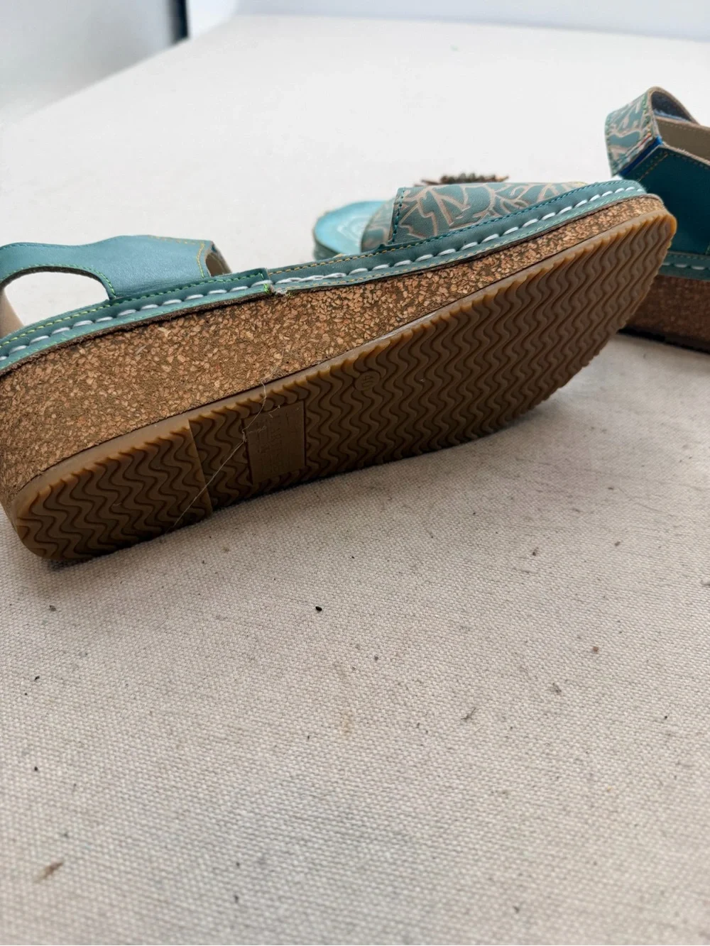L’Artiste by Spring Step Leather Wedge Sandal